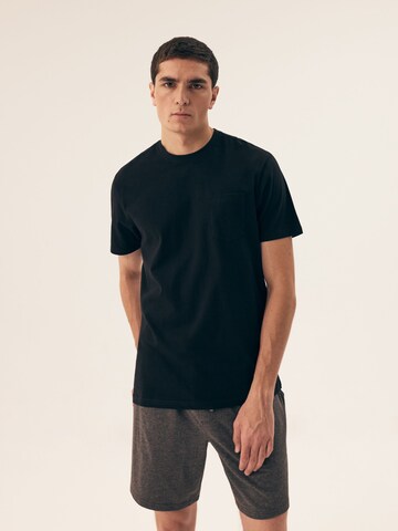 Henderson Pyjama kort 'Mick' in Zwart
