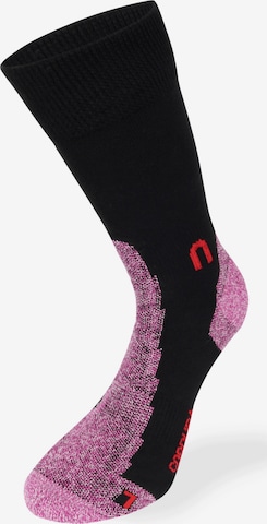 normani Athletic Socks in Black: front