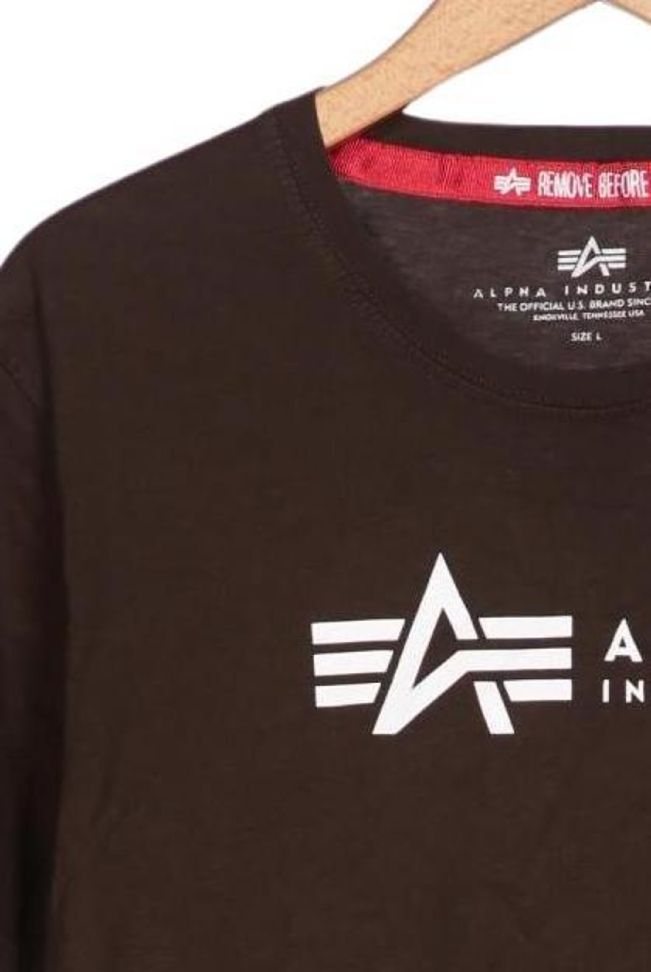 ALPHA INDUSTRIES Shirt in L in Brown