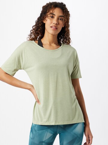 T-shirt fonctionnel NIKE en vert : devant