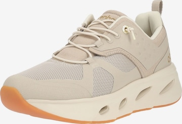 Baskets basses Tenhaag en beige : devant