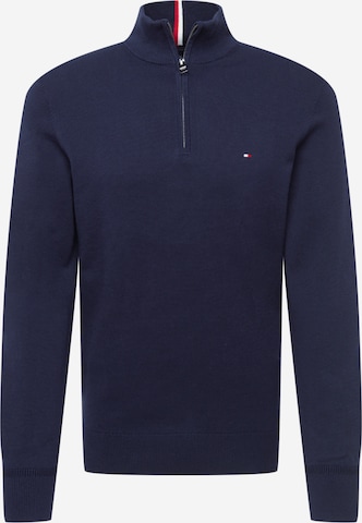 Pull-over TOMMY HILFIGER en bleu : devant