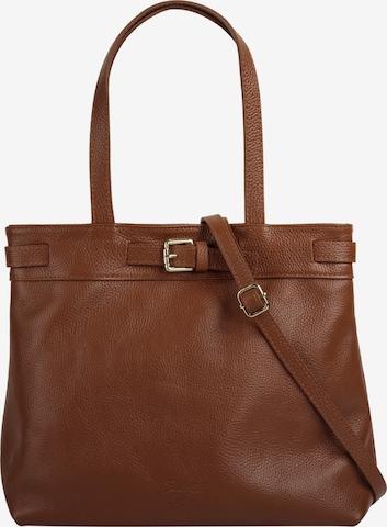 Cabas Samantha Look en marron : devant