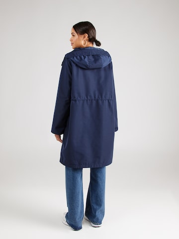 Embassy of Bricks and Logs Between-seasons parka 'Geneva' in Blue