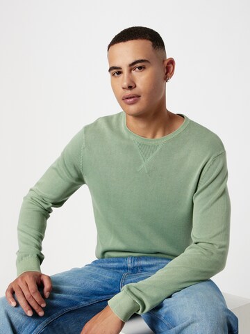 Pull-over BLEND en vert : devant