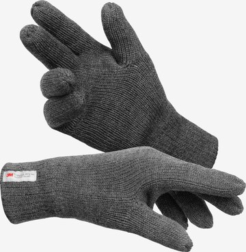 INDICODE JEANS Handschuhe 'Jason' in Grau