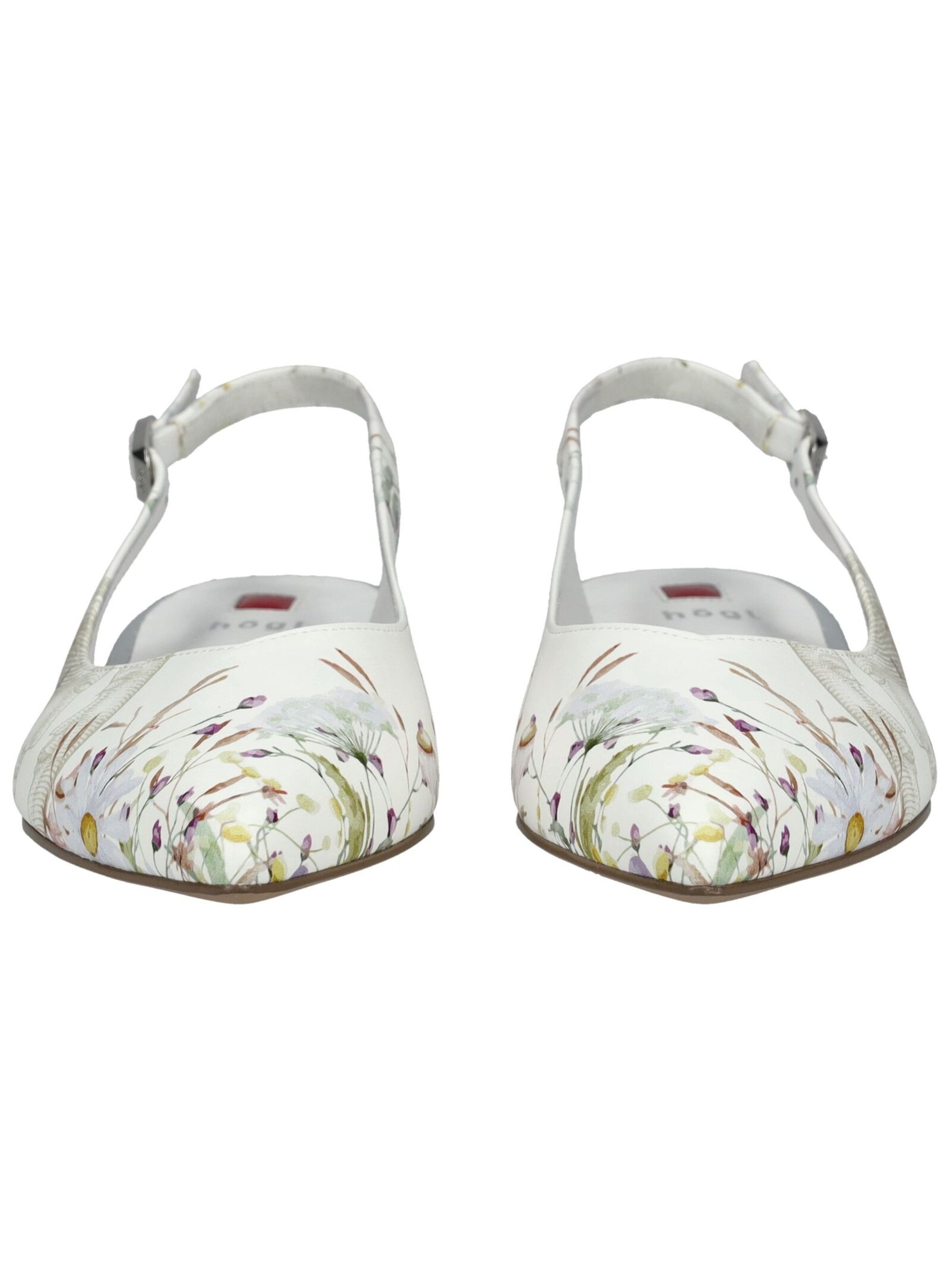 Décolleté sling di Högl in bianco