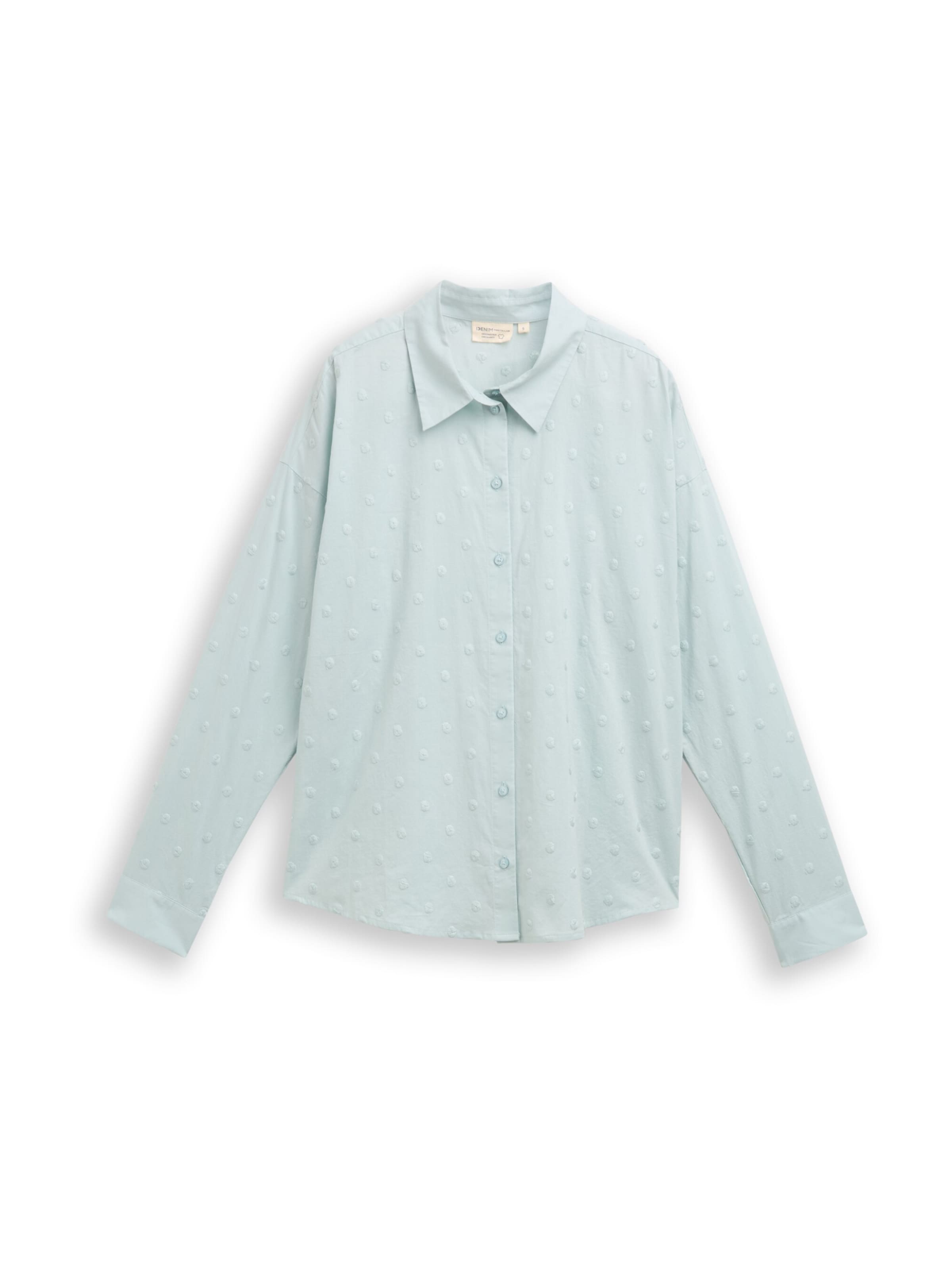 TOM TAILOR DENIM - Blusa em azul: frente