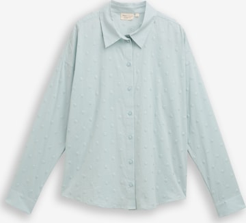 TOM TAILOR DENIM Блузка в Синий: спереди
