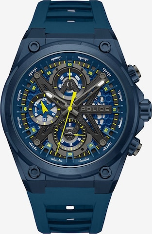 POLICE Uhr 'Sonic' in Blau: Vorderseite