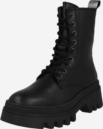 Apple of Eden - Botines con cordones 'DARCY' en negro: frente