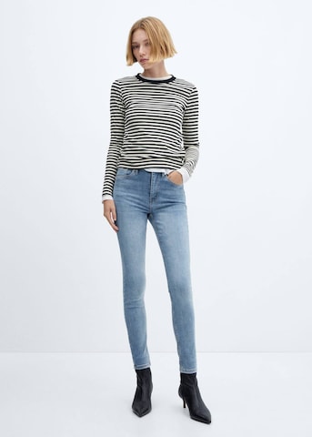 Skinny Jeans 'Abby' de la MANGO pe albastru