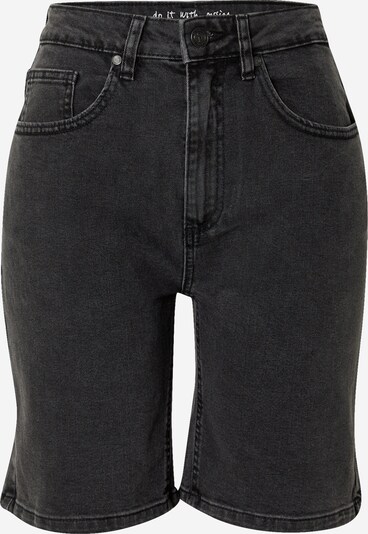 SISTERS POINT Shorts 'OWI SHO' in black denim, Produktansicht