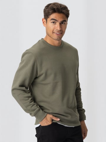 TEESHOPPEN - Pullover ' Sweatshirt Crewneck ' em verde: frente