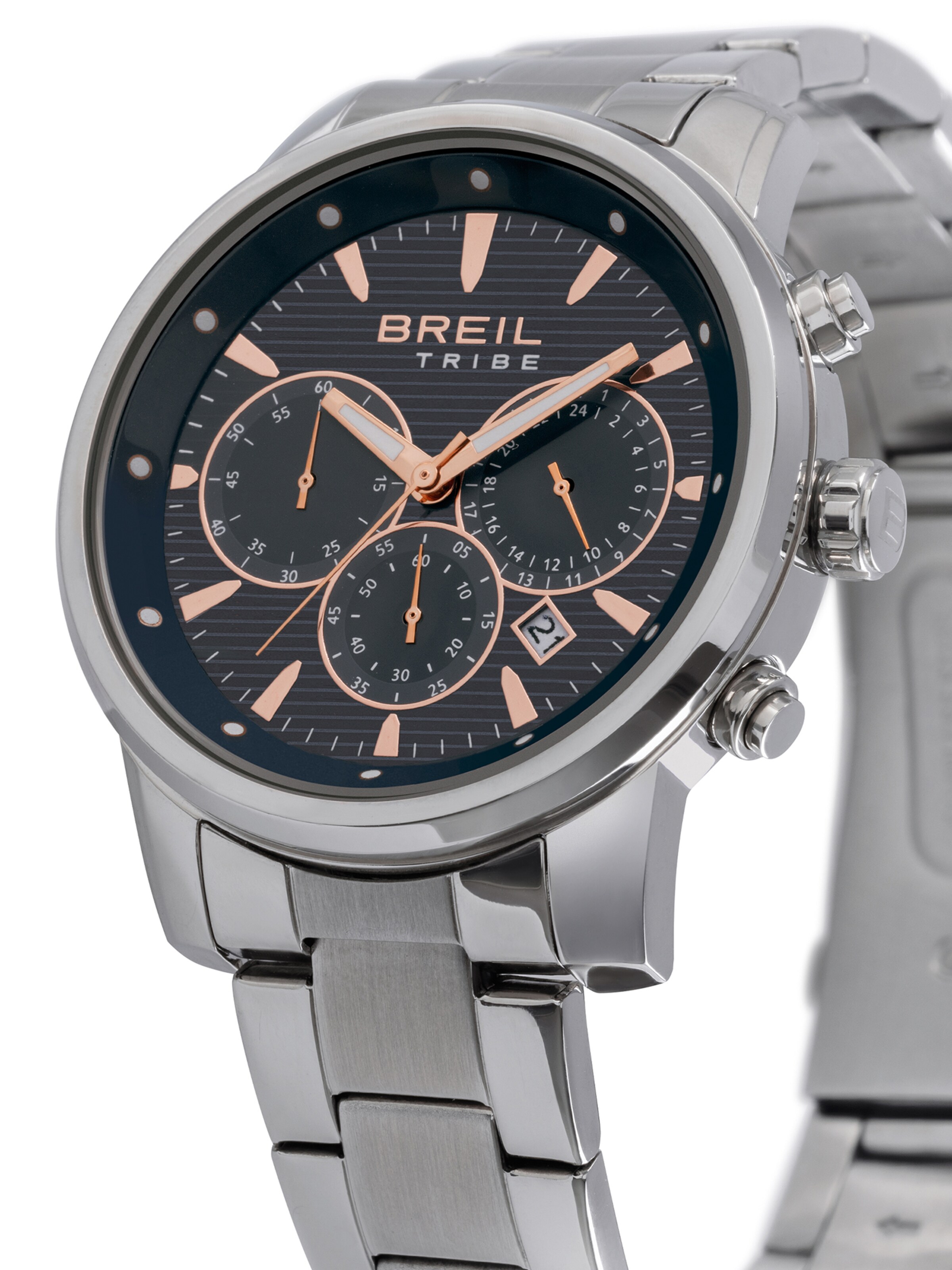 Orologio analogico 'Caliber' di Breil in argento