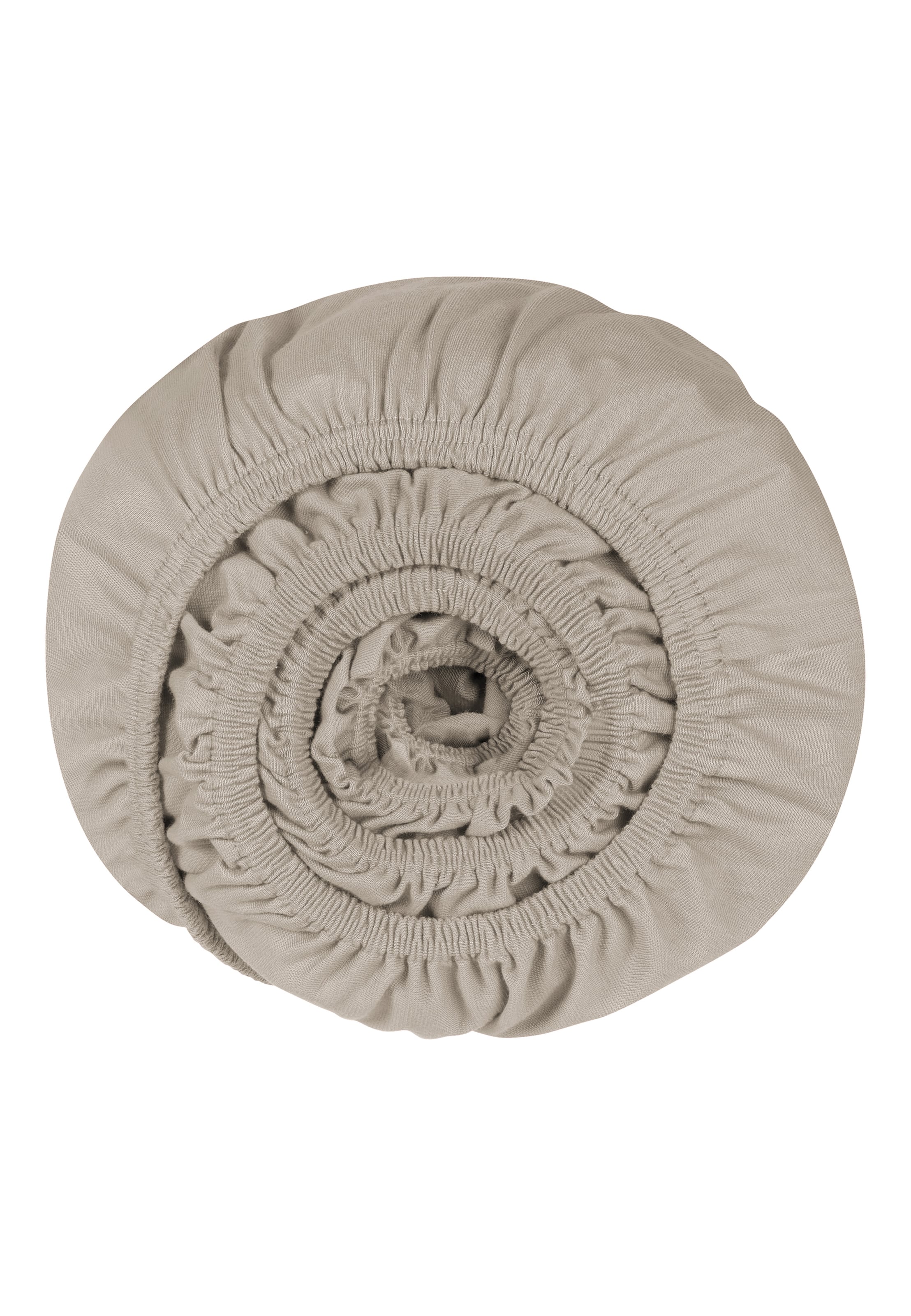 SCHIESSER Spannbettlaken 'Jessi' in Grau: Vorderseite