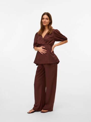 MAMALICIOUS Blouse in Bruin