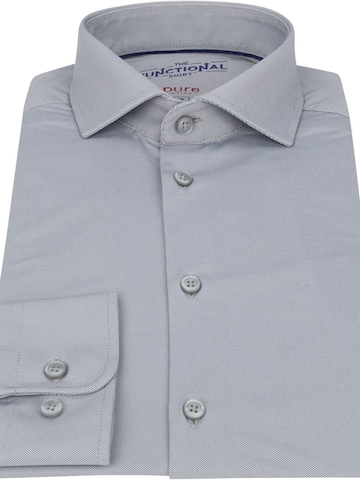 PURE Slim fit Button Up Shirt in Grey