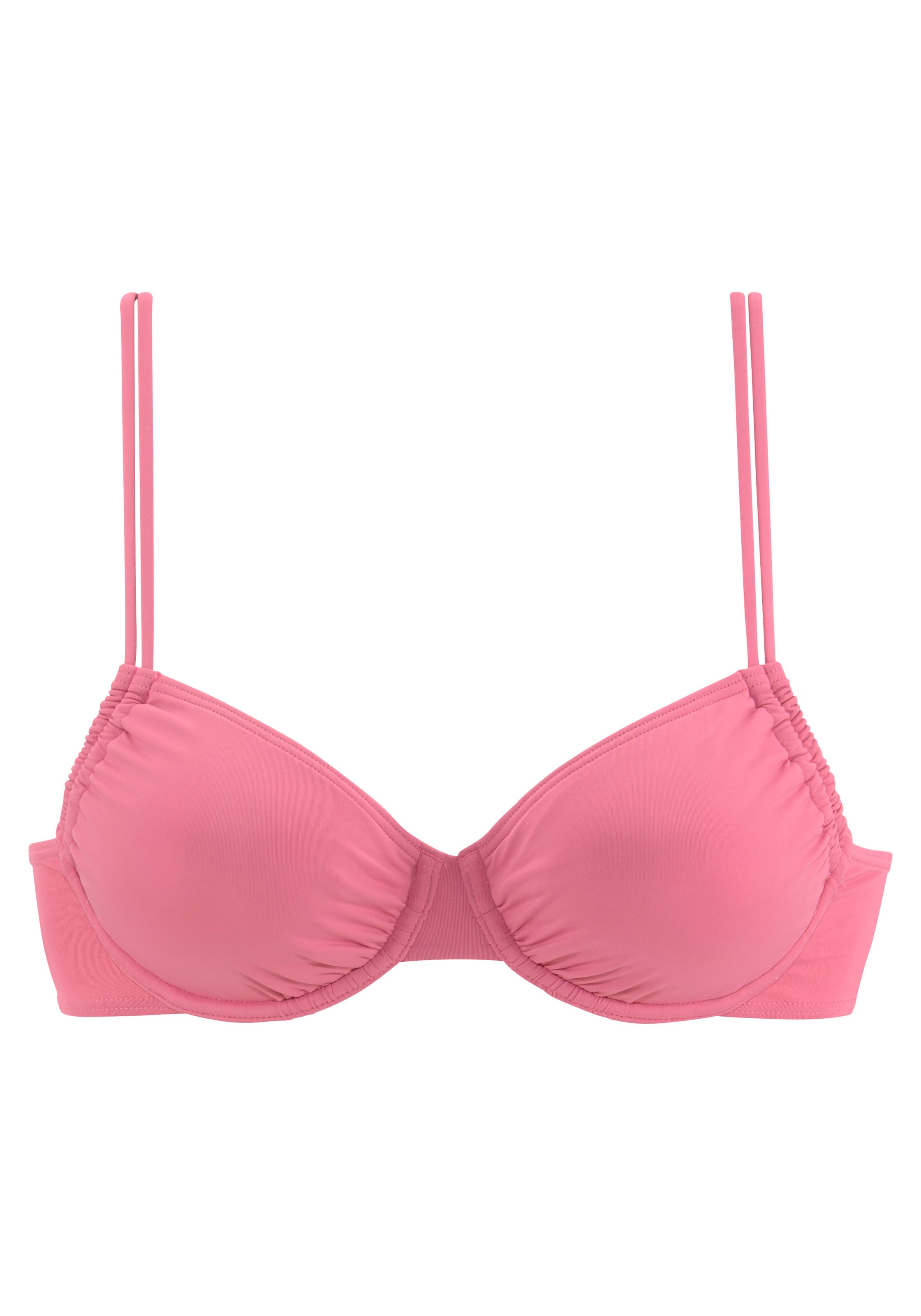 LASCANA Bikini top in Pink: front