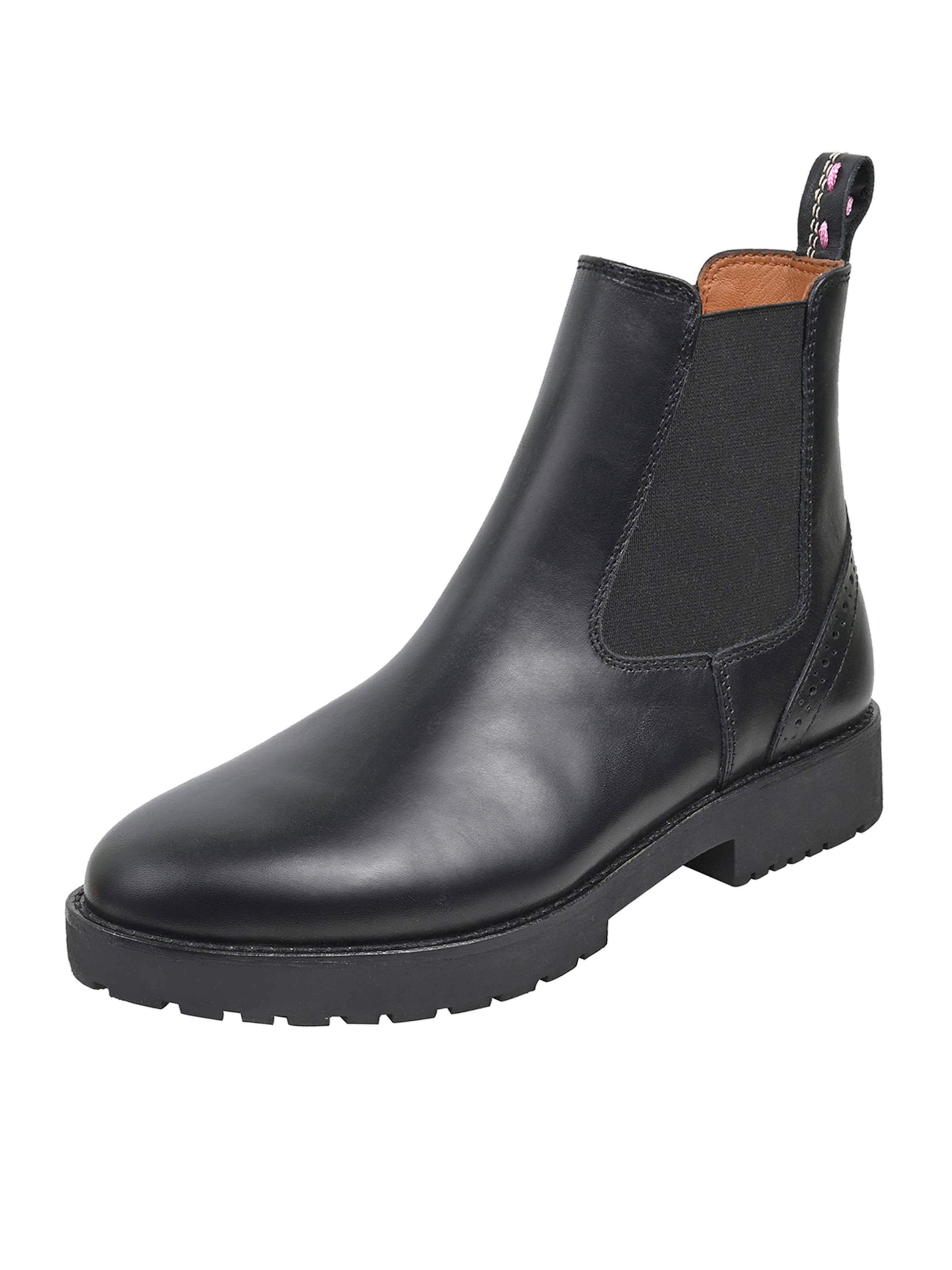 Crickit Chelsea boots ' SIMBA ' in Zwart: voorkant