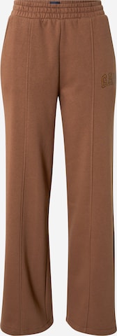 Loosefit Pantalon GAP en marron : devant