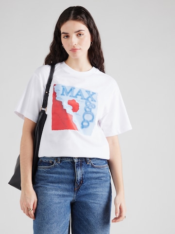 T-shirt 'TEESALUTO' MAX&Co. en blanc : devant