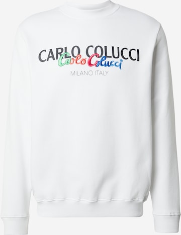 Carlo Colucci - Sudadera en blanco: frente