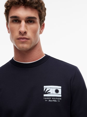 TOMMY HILFIGER Sweatshirt i blå