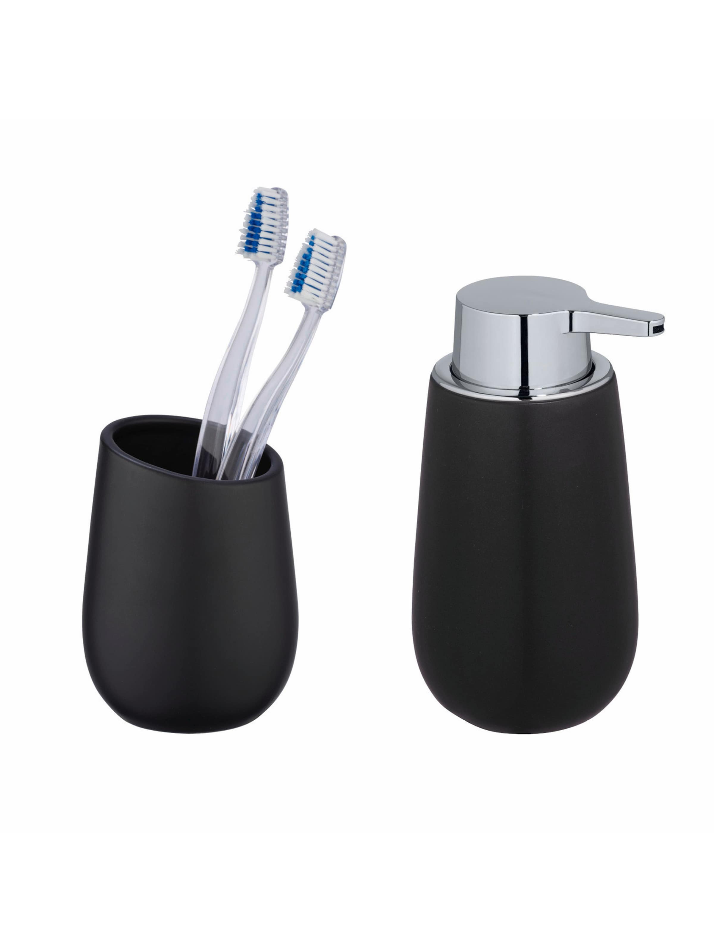 Wenko Badset 'Badi' in Schwarz: Vorderseite