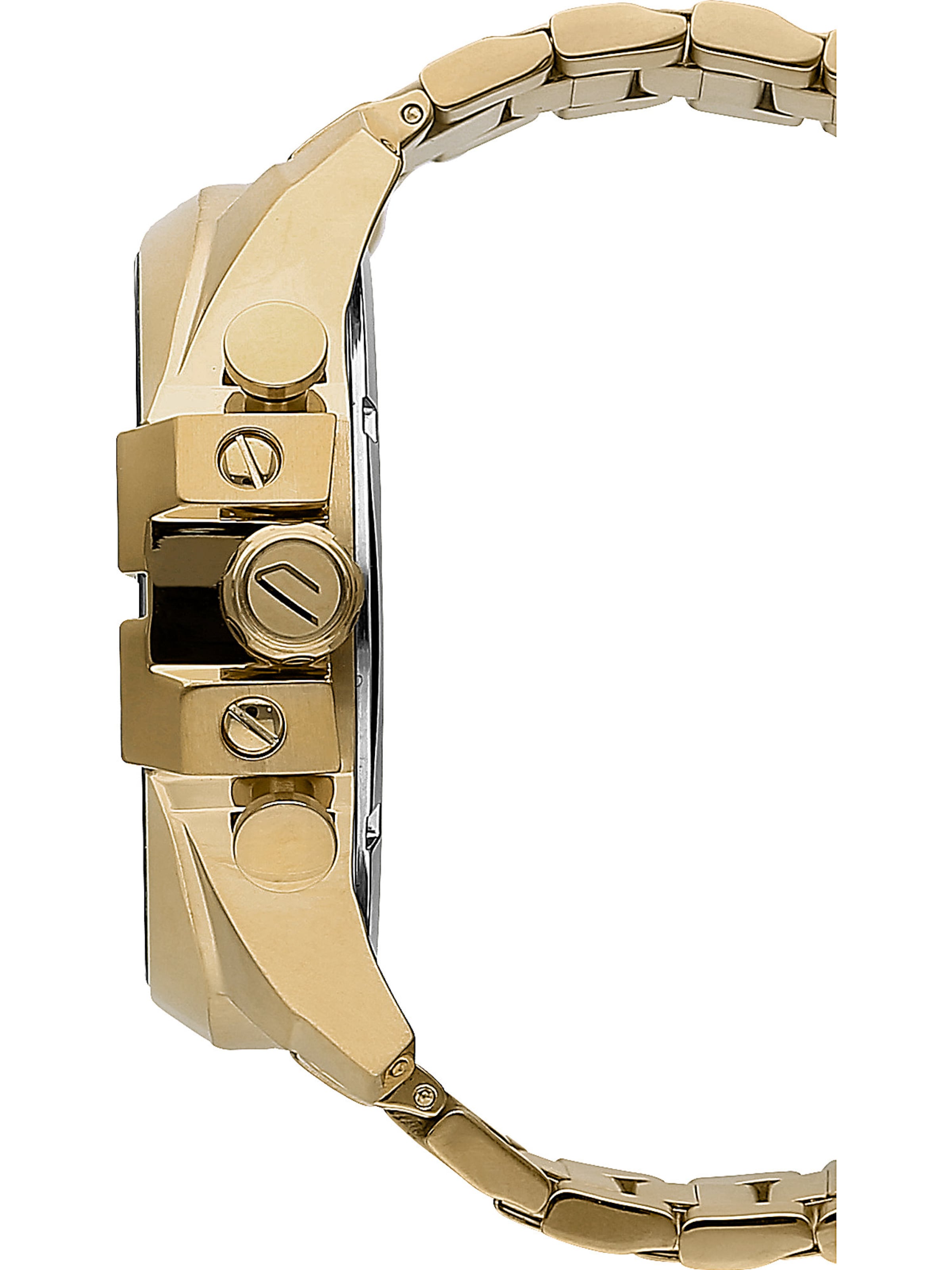 DIESEL - Relógios analógicos 'Mega Chief' em ouro