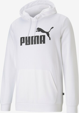 PUMA Sportsweatshirt 'Essentials' in Wit: voorkant