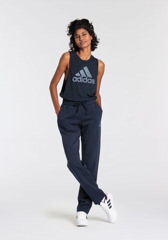 ADIDAS SPORTSWEAR Tapered Sporthose in Blau