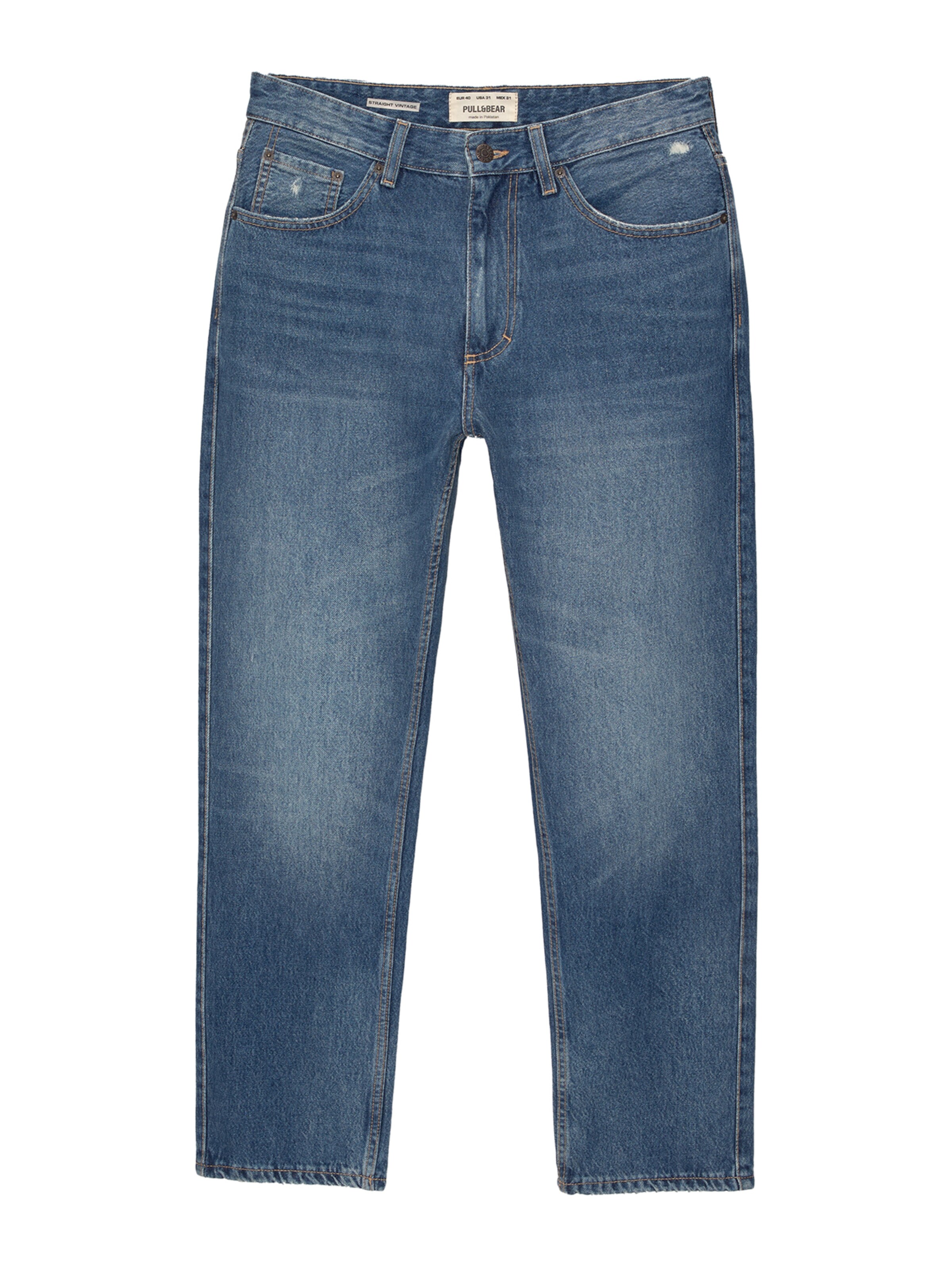 Pull&Bear regular Jeans i blå: forside