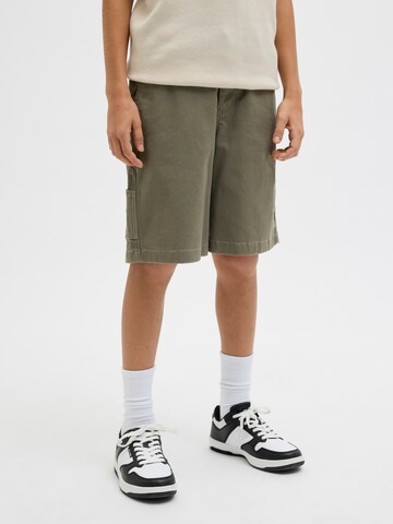 Jack & Jones Junior Loosefit Bukser i grøn: forside