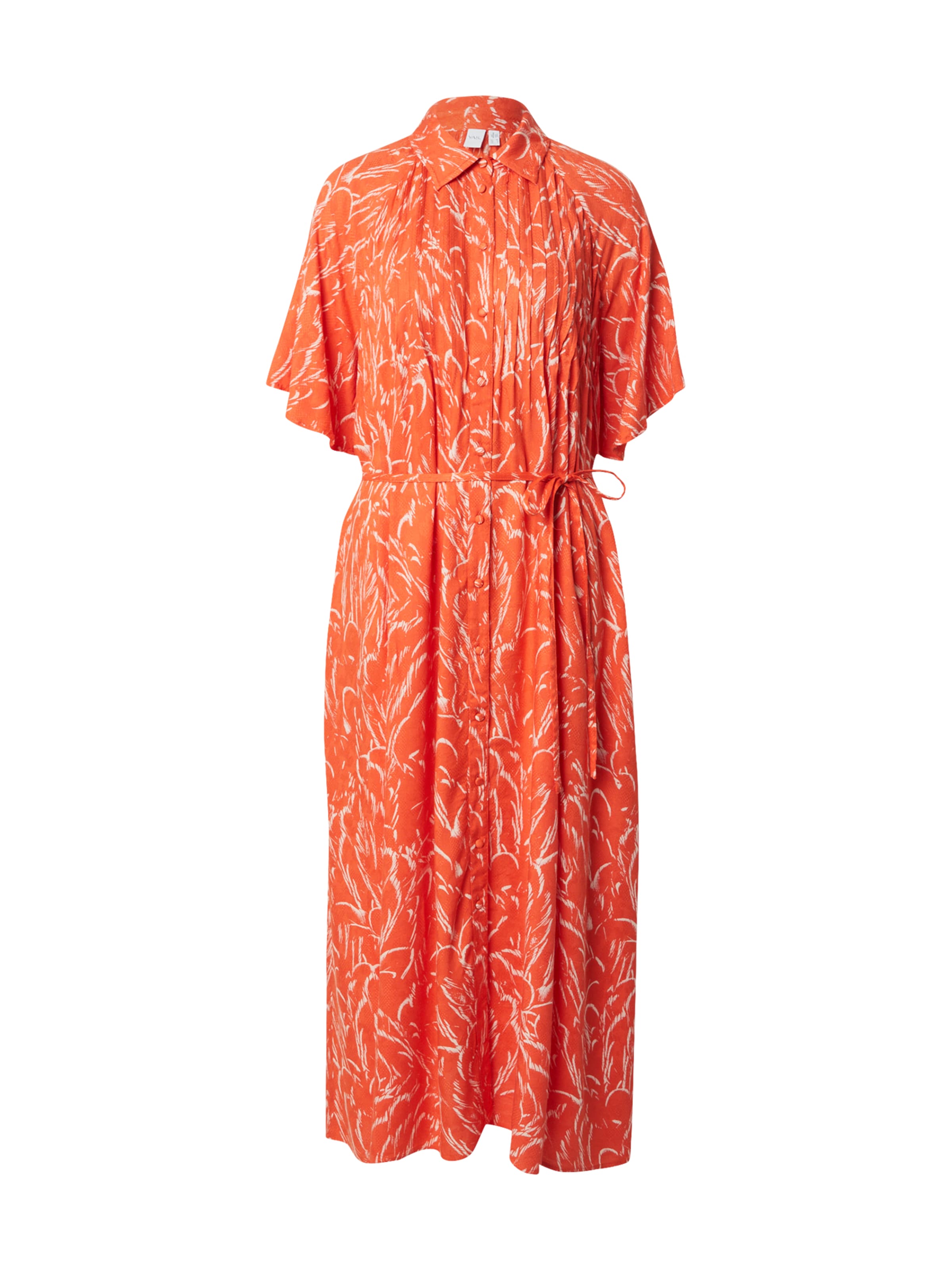 YAS Košeľové šaty - Oranžová: predná strana