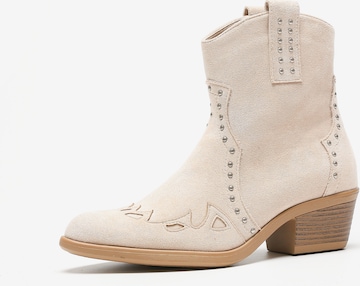Salinyang Cowboylaarzen in Beige: voorkant