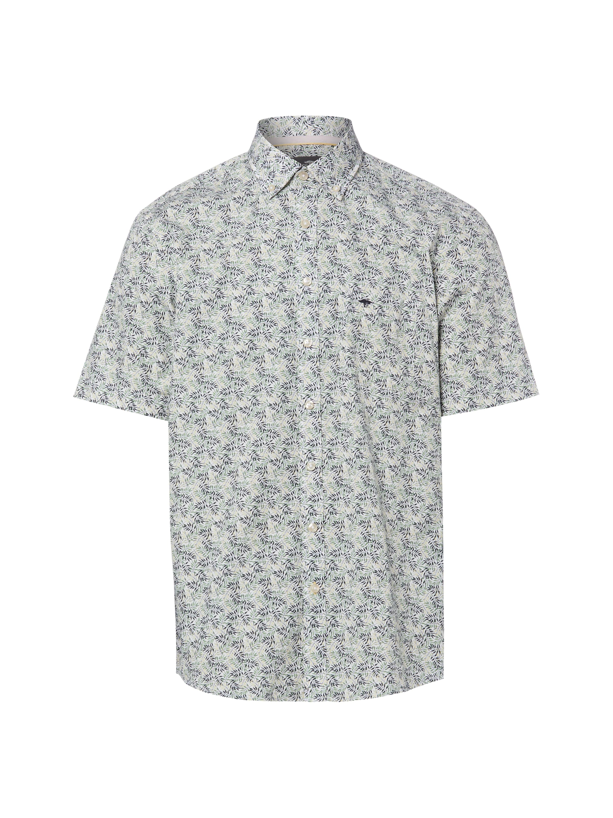 FYNCH-HATTON Regular fit Button Up Shirt in Green: front