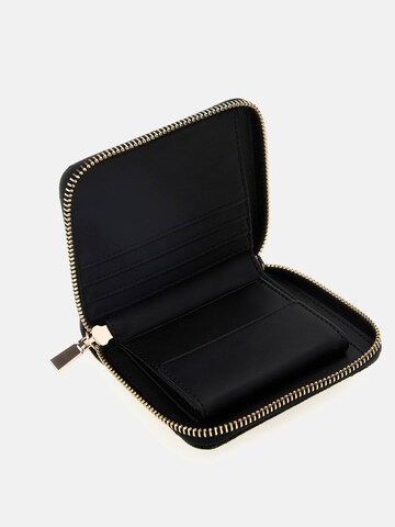 GUESS Portemonnaie 'Aldina' in Schwarz