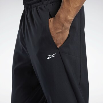 Reebok - Loosefit Calças de desporto 'Workout Ready' em preto