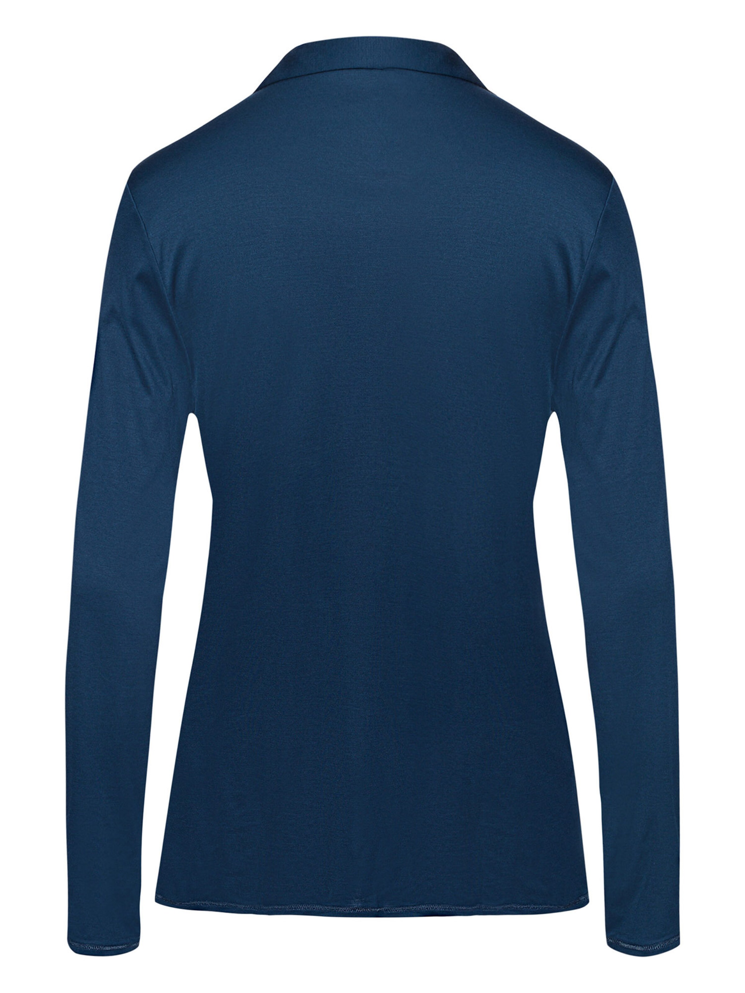 Hanro - Camisa de pijama 'Grand Central' em azul