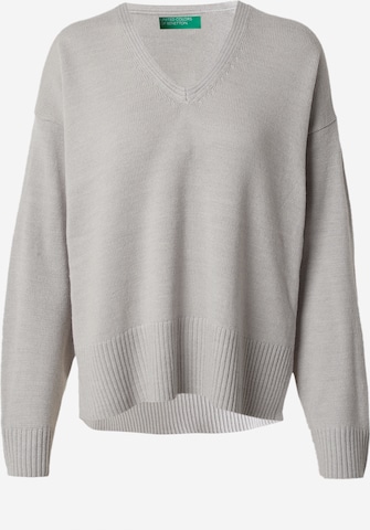 Pull-over UNITED COLORS OF BENETTON en gris : devant