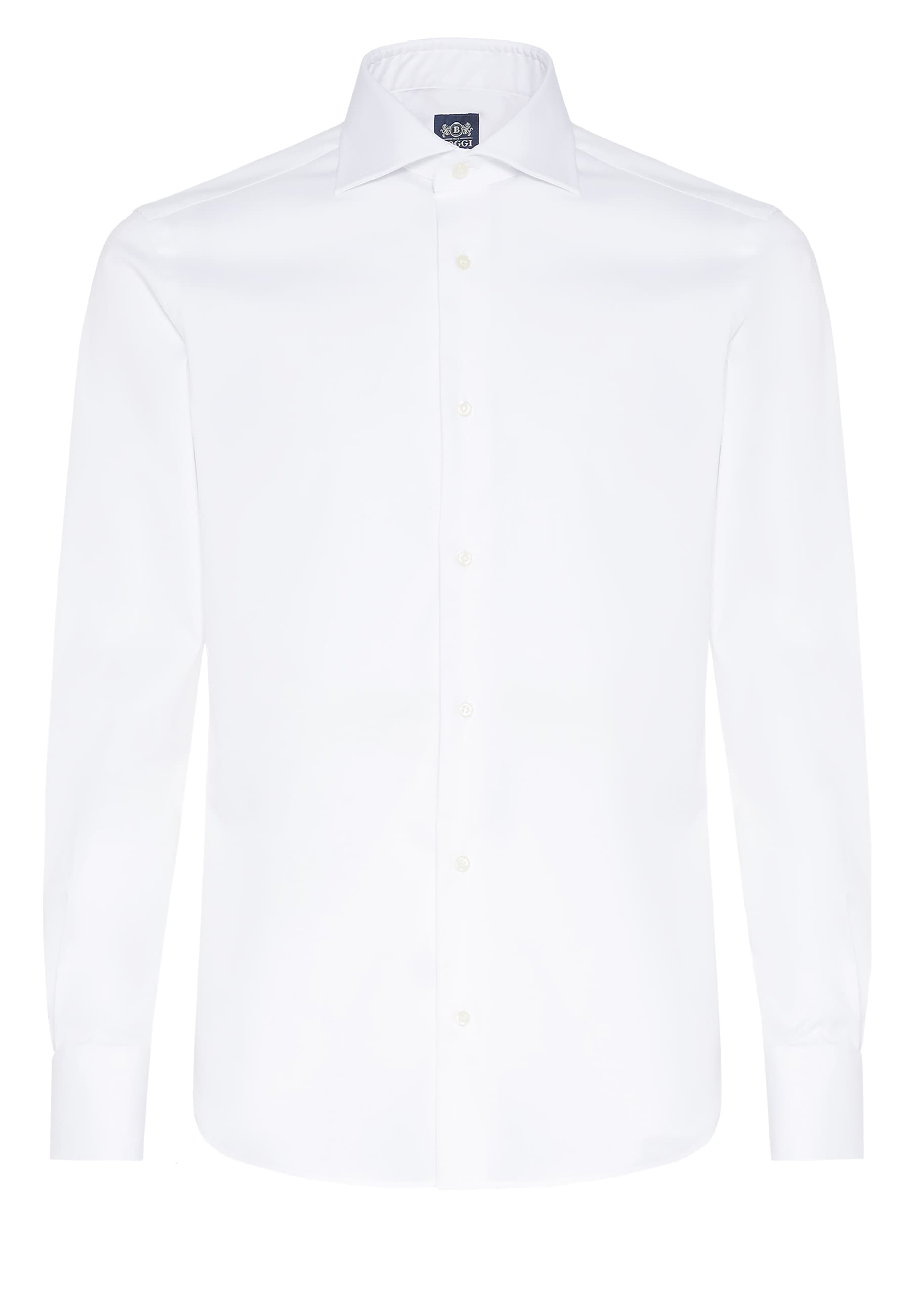 Taglie comode Abbigliamento Boggi Milano Camicia in Bianco Taglie comode Abbigliamento Boggi Milano Camicia in Bianco
