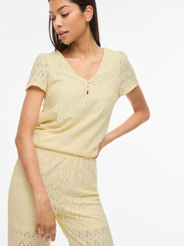 VILA - Blusa 'VIAmalina' en amarillo