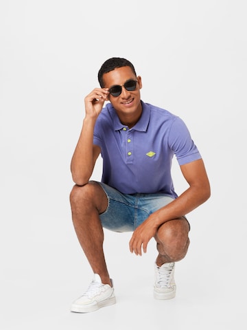 REPLAY Poloshirt in Lila