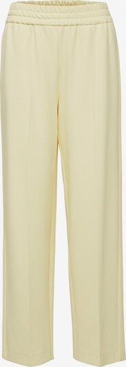 SELECTED FEMME Pantalon à plis 'Malli' en jaune pastel, Vue avec produit