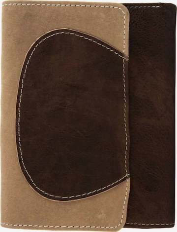 Sunsa Wallet in Brown: front