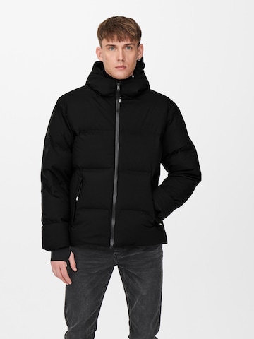 Only & Sons - Chaqueta de invierno 'Marshall' en negro: frente