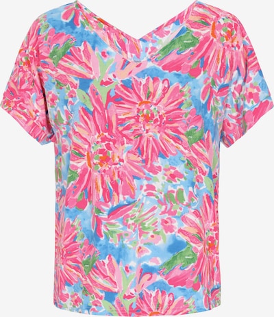 usha BLUE LABEL Shirt in hellblau / grün / rosa, Produktansicht