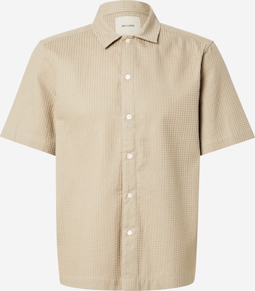 Chemise 'ONSSAVIER' Only & Sons en beige : devant
