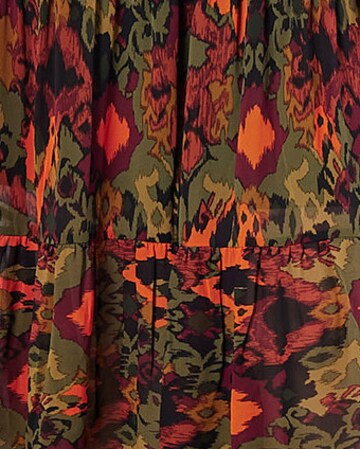 Apricot Dress 'Ikat' in Green